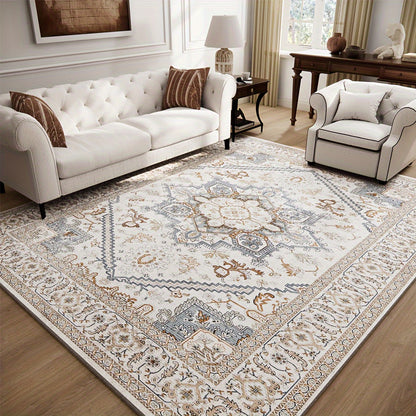 1 PC Square Cashmere Carpet Decorative Carpet High Quality Non-slip Carpet Thick Floor Mat Christmas Decorate